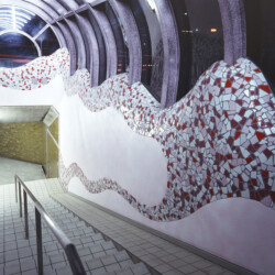 クラッシュタイル品川区勝島地下道-05