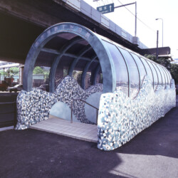 クラッシュタイル品川区勝島地下道-08